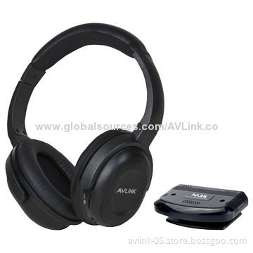 Comfortable Wearing RF/UHF 2.4GHz Wireless Headphones with 100 Meters Operating Distance, Speaker
